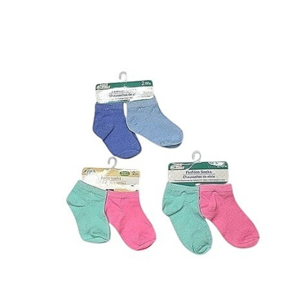 Angel of Mine Bundle of Socks 24 Months Green Pink Blue Baby Shower Gift NEW